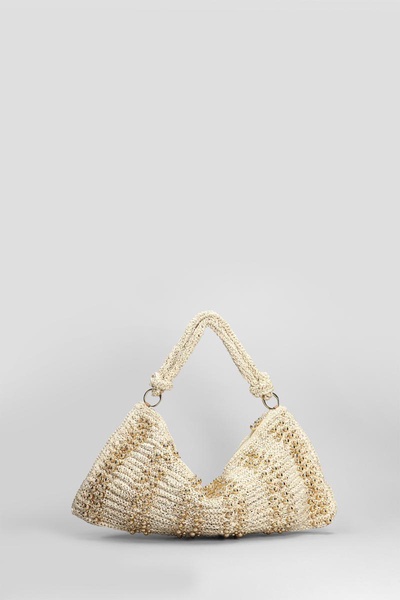 Hera Hand Bag In Beige Raffia