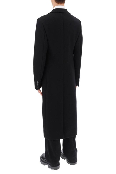 Dolce & Gabbana Techno Wool Deconstructed Coat