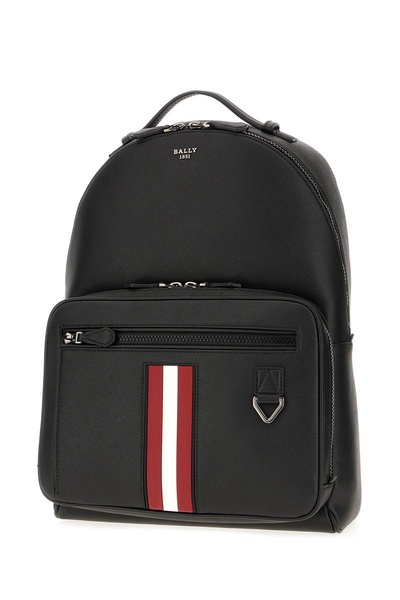 Black Leather Backpack