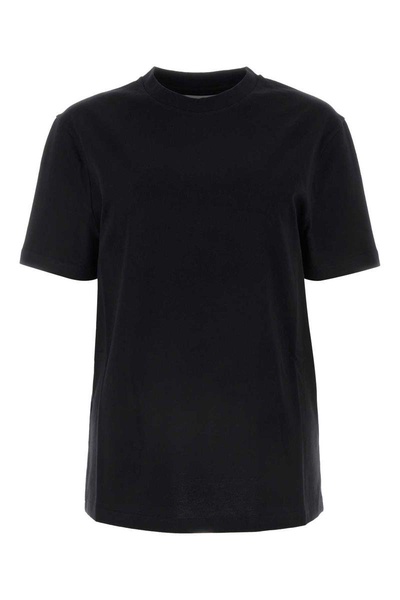 Jil Sander Woman Black Cotton T-Shirt