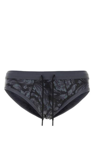 Versace Man Printed Stretch Polyester Swimming Brief