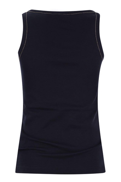 Fabiana Filippi Ribbed Jersey Tank Top