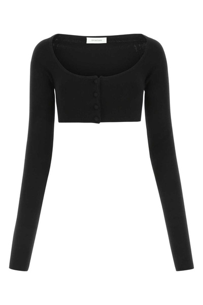 Black Stretch Cashmere Blend Ugo Cardigan