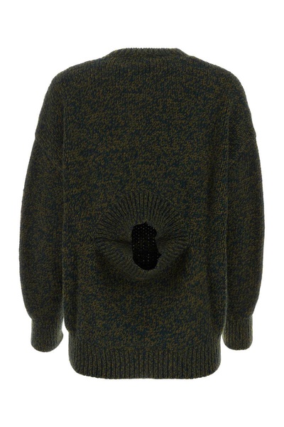 Two-tones wool blend sweater