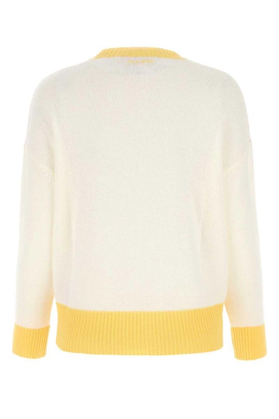 Marni Woman Multicolor Cashmere Oversize Sweater