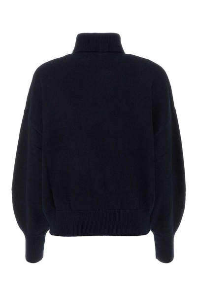 Isabel Marant Etoile Woman Midnight Blue Cotton Blend Nash Sweater