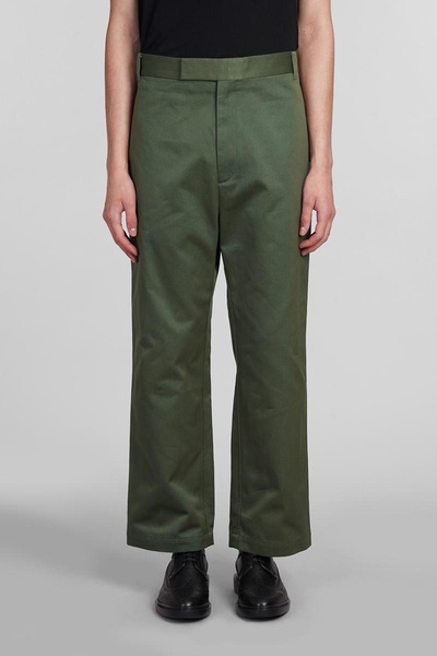 Pants In Green Cotton