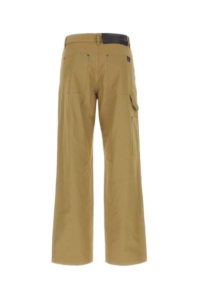 Loewe Man Mud Cotton Blend Wide-Leg Pant