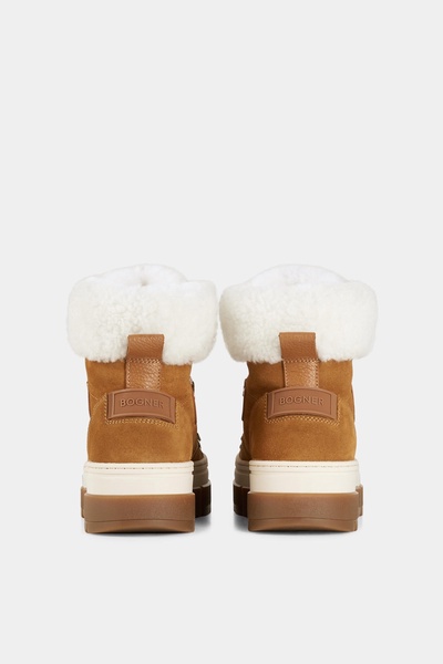 Vaduz shearling-lined suede ankle boots