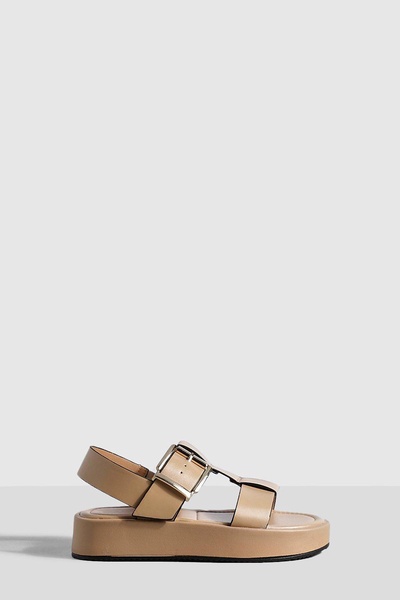 Chunky Flatform Buckle Sandals