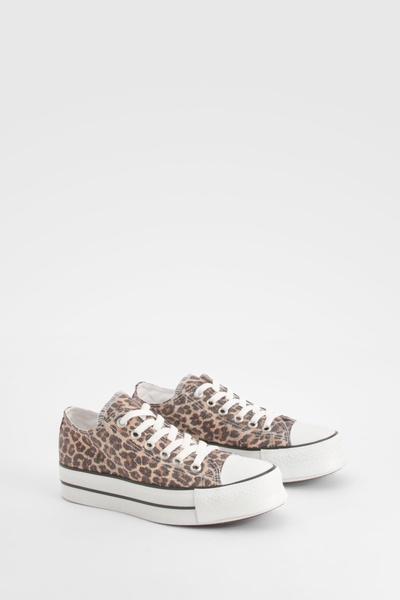 Leopard Low Top Sneakers