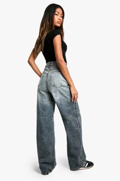 Basics High Waisted Super Wide Leg Jeans