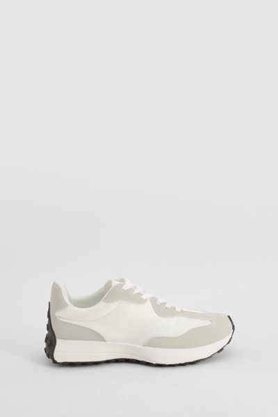 Chunky Sole Contrast Panel Sneakers