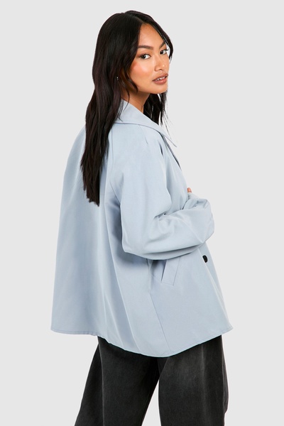 Crop Trench Coat 