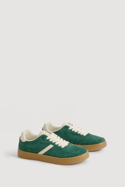 Gum Sole Lace Up Trainers   