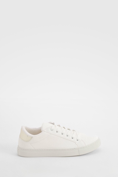 Croc Panel Basic Flat Sneakers