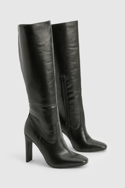 Pointed Knee High Boots