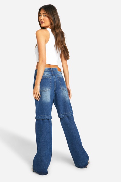 2 In 1 Removeable Jorts Jeans