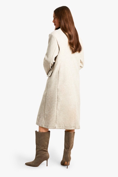 Double Breast Wool Look Coat