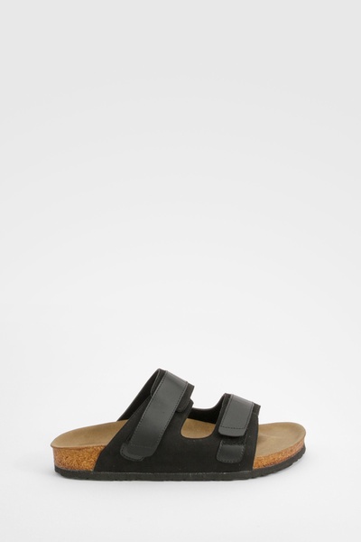 Adjustable Strap Footbed Sliders   