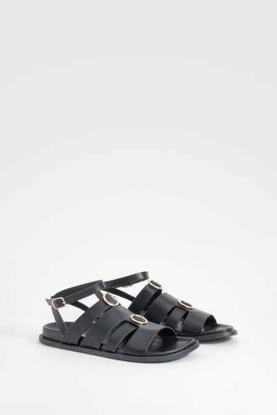 Multi Strap Foot Bed Sandals