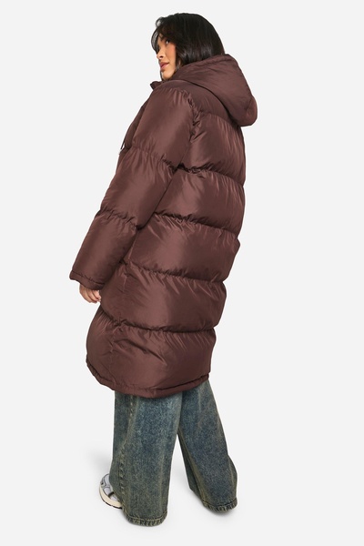 Plus Hooded Puffer Coat 