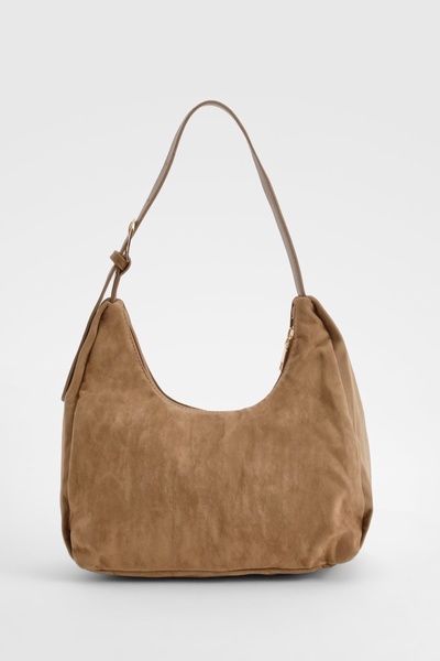 Faux Suede Slouchy Grab Bag