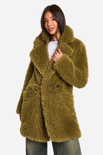 Teddy Faux Fur Coat 