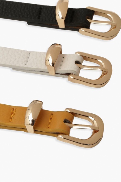 3 Pack Skinny Belt