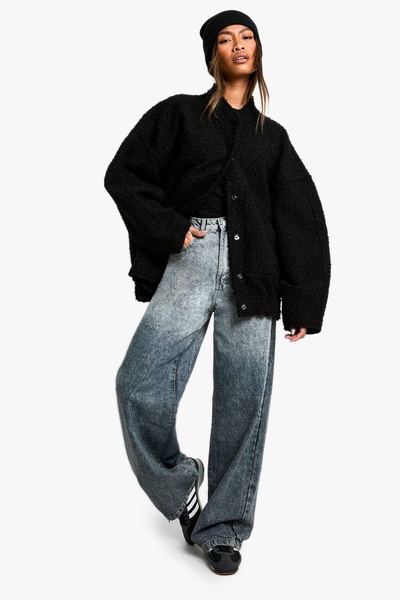 Basics High Waisted Super Wide Leg Jeans