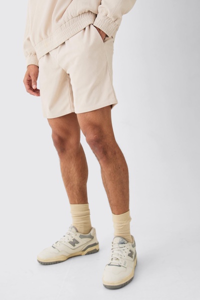 Corduroy Elasticated Waist Shorts