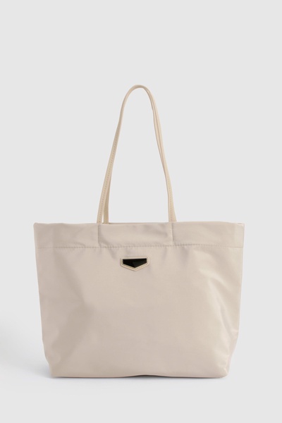 Nylon Shopper Tote Bag 