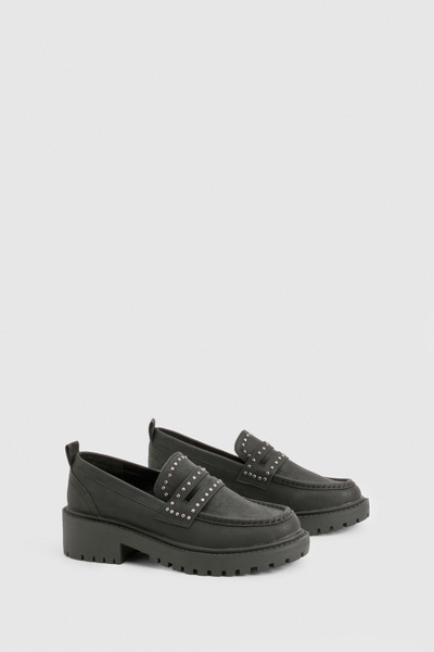 Studded Chunky Loafers