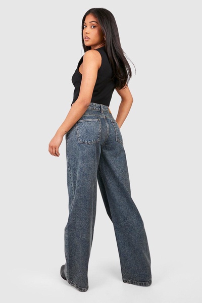 Petite Basics Wide Leg Jean        