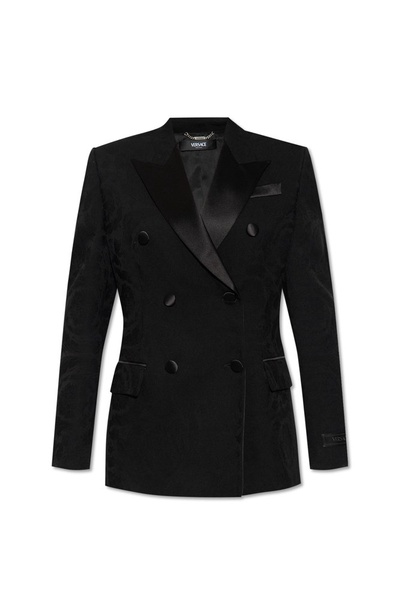 Versace Double-Breasted Tailored Blazer