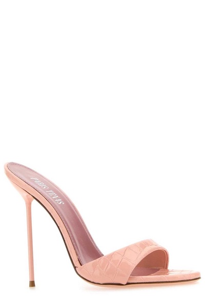 Paris Texas Lidia Embossed High Stiletto Heel Sandals