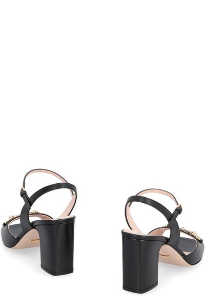 Gucci Horsebit Mid Heel Sandals