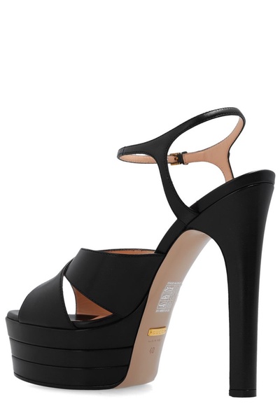 Gucci Ankle-Strap Platform Sandals