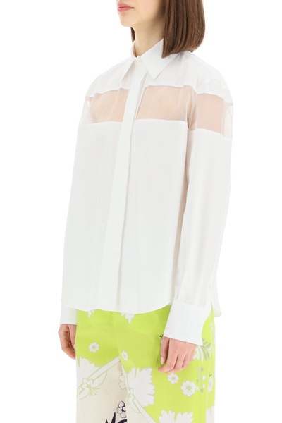 Valentino Sheer Panelled Shirt