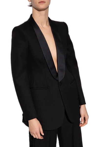 Balenciaga Shawl Lapels Fitted Blazer