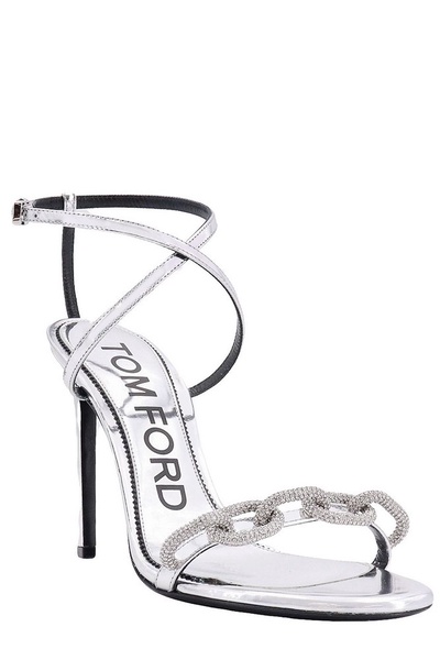 Tom Ford Crystal Embellished High Stiletto Heel Sandals