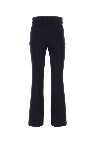 AMI Paris Flared Pleated Bootcut Trousers