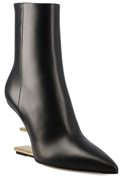 Fendi First F-Shaped Heel Ankle Boots