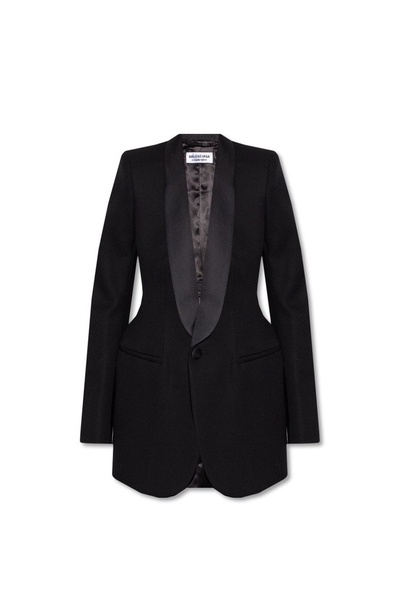 Balenciaga Shawl Lapels Fitted Blazer