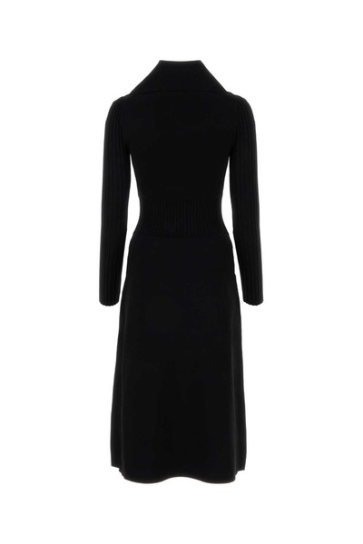 Tory Burch Half-Buttoned Knitted Dress