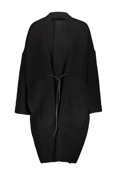 Rick Owens Tied Waist Sail Coat