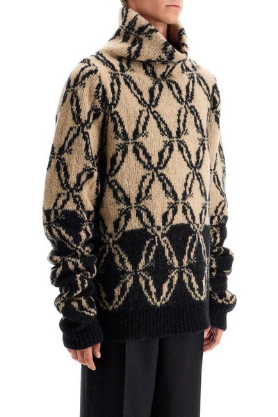 Dries Van Noten High Neck Knitted Jumper