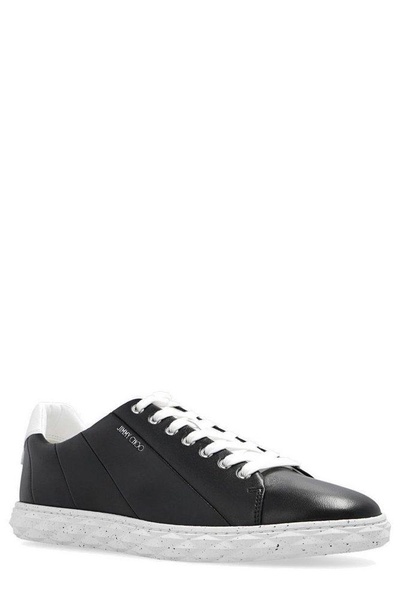 Jimmy Choo Diamond Lace-Up Sneakers