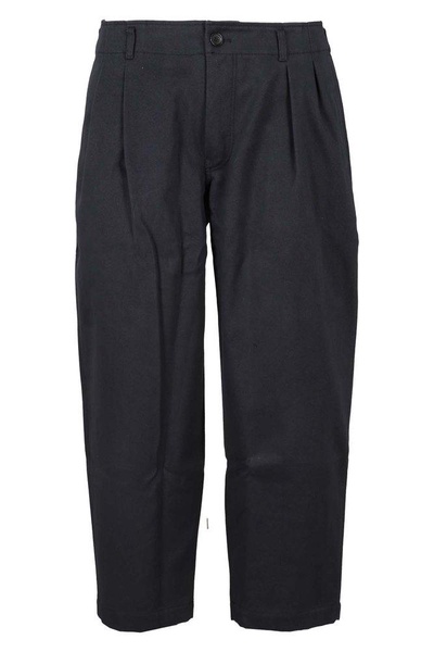 Like boys Pleated Cropped Straight LEG PANTS