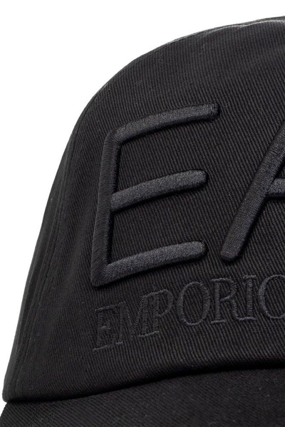 Ea7 Emporio Armani Logo Embroidered Baseball Cap